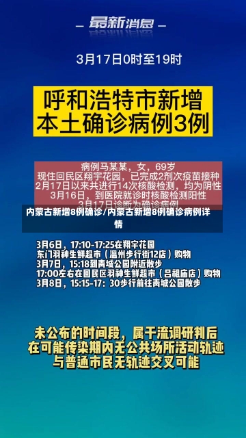 内蒙古新增8例确诊/内蒙古新增8例确诊病例详情-第1张图片-建明新闻