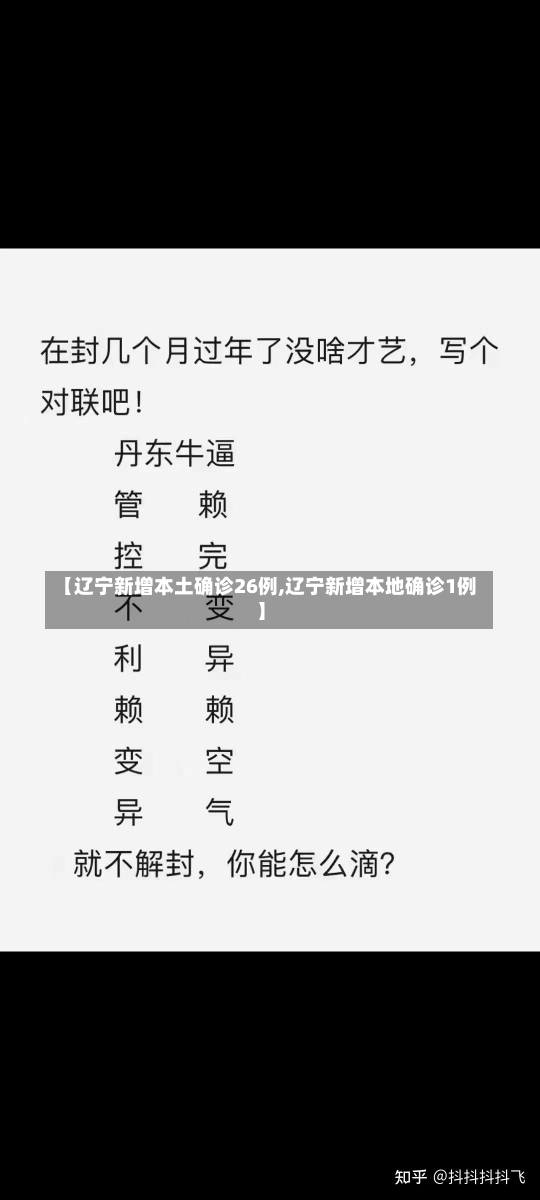 【辽宁新增本土确诊26例,辽宁新增本地确诊1例】-第2张图片-建明新闻