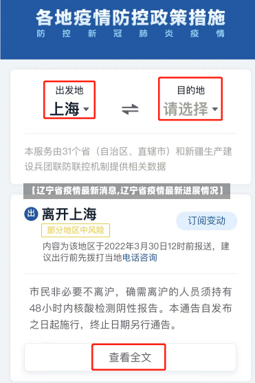 【辽宁省疫情最新消息,辽宁省疫情最新进展情况】-第2张图片-建明新闻