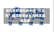 百亿级数据科技央企“打头阵” 锚定降低全社会物流成本目标-第1张图片-建明新闻