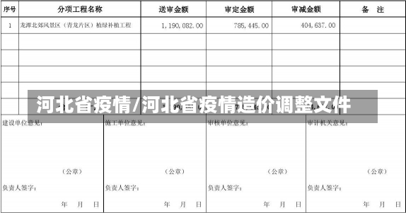 河北省疫情/河北省疫情造价调整文件-第2张图片-建明新闻