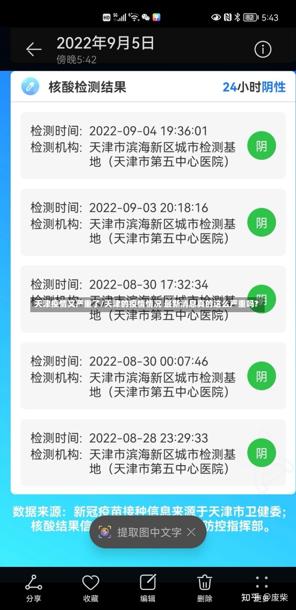 天津疫情又严重了/天津的疫情情况 最新消息真的这么严重吗?-第2张图片-建明新闻