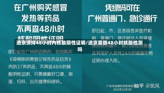 进京须持48小时内核酸阴性证明/进京需做48小时核酸检测吗-第2张图片-建明新闻