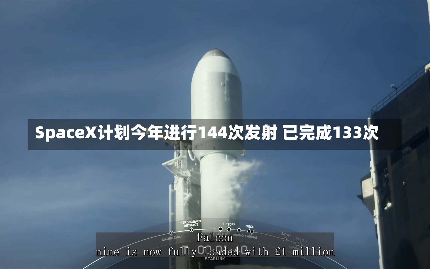 SpaceX计划今年进行144次发射 已完成133次-第2张图片-建明新闻